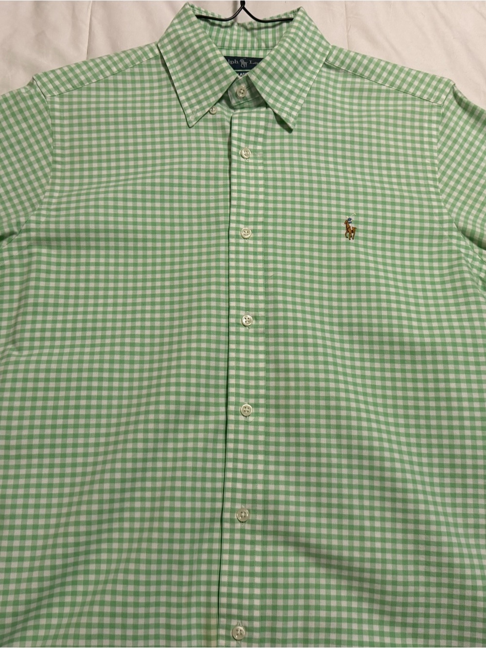 Polo by Ralph Lauren Green Gingham Button-Down Shirt